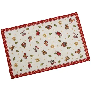 Villeroy & Boch Toy's Delight Gobelin Tischset, Platzdeckchen Weihnachten, Weihnachtsdekoration, Baumwolle,Polyester