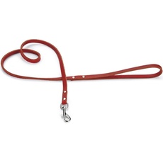 Beeztees BZ LEDERLEINE ROT 100X10 (100, Hund, Hundesport), Halsband + Leine