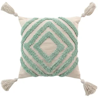 bricoline Douceur d'intérieur Zierkissen 40 x 40 cm Grün