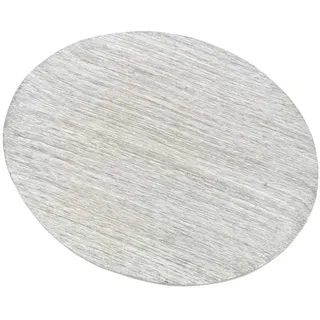 NKlaus Kerzenteller oval Aluminium Silber 10x8cm Untersetzer Kerzenhalter Tischdeko Gebürstet - Design 10382