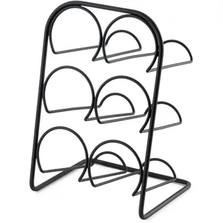 Compactor Weinregal, Schwarz, 20 x 21,5 x 33,5 cm