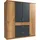 Drehtürenschrank Click 180 x 199 x 58 cm Grau