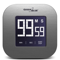 Green Blue GB524 Magnetischer Digital-Timer mit Touchscreen Countdown Modus Stoppuhr Magnetische Rückseite