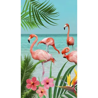 Good Morning Strandtuch 100 x 180 cm mehrfarbig