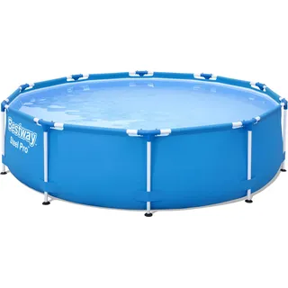 Pool Steel PRO 305x76 cm + Zubehör - Blau