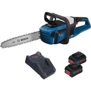 GKE 18V-40 Professional Kettensäge inkl. 2 x 5,5 Ah Akku + Ladegerät