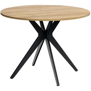 MEUBLE COSY 100 x 75 x 100 cm Eiche schwarz