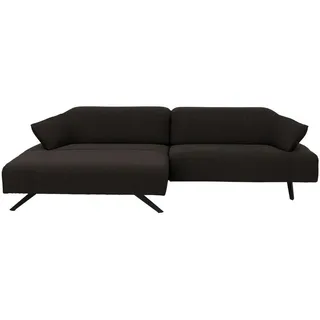 Himolla Ecksofa , Dunkelgrau , Textil , Uni , Ottomane links, L-Form , 276x165 cm , Blauer Engel, Goldenes M, Emas , Typenauswahl, Fußauswahl, Lederauswahl, Stoffauswahl, planbar, Sitzqualitäten, seitenverkehrt erhältlich, Hocker erhältlich, Rücken echt , Wohnzimmer, Sofas & Couches, Wohnlandschaften, Ecksofas