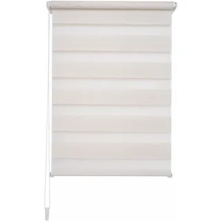 Doppelrollo LIEDECO "Klemmfix-Duo-Rollo" Gr. 3, beige (naturfarben), B:70cm H:160cm, Polyester, Rollos, Doppelrollo, 1 Stück, Topseller