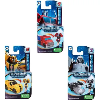 Hasbro Transformers EarthSpark, Tacticon Bumblebee Figur 6 cm F6710 - Schwarz, Gelb