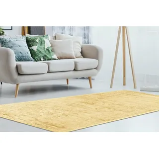 Padiro Karma 125 Kurzflorteppich 80 x 150 cm Gold