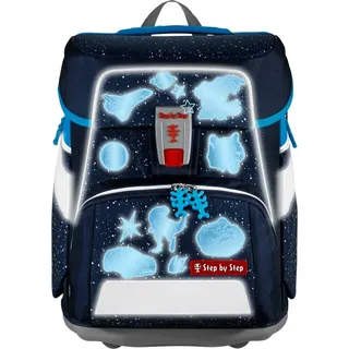 Step By Step Schulranzen-Zubehör Reflective Sticker-Set Blue blau - Blau