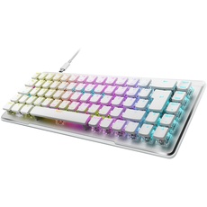 Bild Vulcan II Mini Air – 65 Prozent wireless optische mechanische Gaming-Tastatur, anpassbare RGB-Beleuchtung, abnehmbares Kabel, TITAN II Linear Schalter, Aluminiumplatte, Weiß