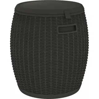 vidaXL 4-in-1 Gartenbox Schwarz Polypropylen - Schwarz