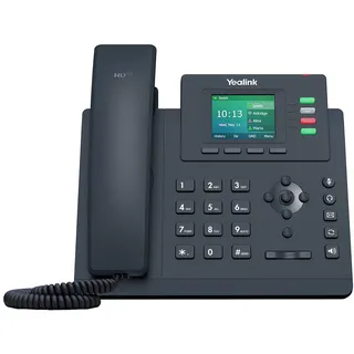 Yealink Tischtelefon SIP-T33G, Telefon, Grau
