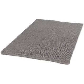 SCHÖNER WOHNEN-Kollektion Badematte "Bahamas Uni" Höhe 30 mm fußbodenheizungsgeeignet beidseitig verwendbar, hellgrau