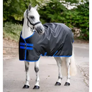 Horseware Amigo Ripstop 900D Lite 50g Turnout Decke black/classic blue , Horseware Deckengröße:140 cm / 6 ́3 - Schwarz