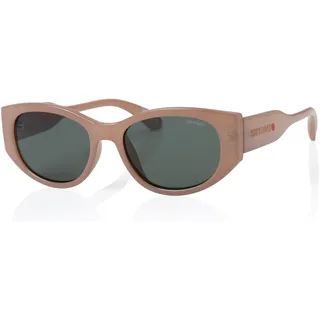 Sonnenbrille SUPERDRY "Modell 996072", Damen, braun, leicht glänzend, Sonnenbrillen Sonnenbrille, Form CatEye, Logoschriftzug auf Bügel, Kunststofffassung