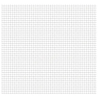Wellengitter Edelstahl 50×50 cm 21×21×2,5 mm - Silber, Bunt
