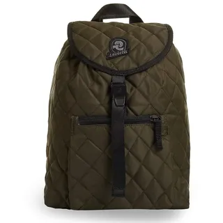 INVICTA ALPINO MINI Rucksack, Backpack, Daypack, Tasche, Italienisches Design mit Lederdetails;Leicht und Kompakt für Reise und Ausflüge, Damen, Herren & Teenager, moosgrün