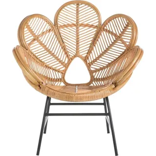 SIGNATURE - Rattansessel H104 cm – FLEUR - Braun