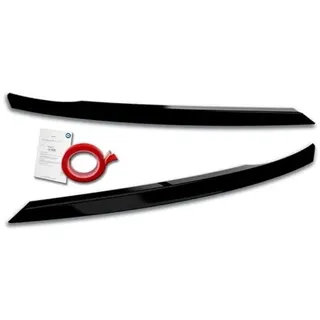 RDX Racedesign Scheinwerferblenden kompatibel mit Seat Ateca & Cupra Ateca 2016-2021 (ABS Glänzend Schwarz)