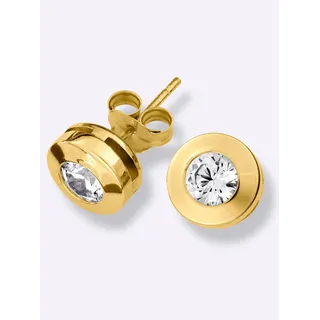 Luigi Merano Ohrstecker Lady gelbgold 375 Zirkonia 2013796