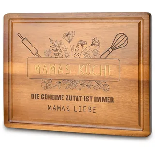 Muttertagsgeschenk Personalisiert Schneidebrett Holz,Muttertagsgeschenke für Mama Oma Frauen,Mama Geschenk Zum Muttertag Geburtstag Weihnachtsg