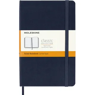 Moleskine Notizbuch Medium liniert Hardcover saphir