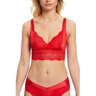 ESPRIT Damen Moving Lace Soft Bra BH, Rot, M