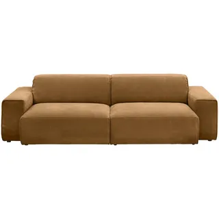 Pure Home Lifestyle Bigsofa , Braun , Textil , 238x71x101 cm , Blauer Engel, Goldenes M, Oeko-Tex® Standard 100, DGM-Klimapakt, DGM-Emissionslabel , Typenauswahl, Lederauswahl, Stoffauswahl, Hocker erhältlich, Rücken echt , Wohnzimmer, Sofas & Couches, Sofas, Textilsofas