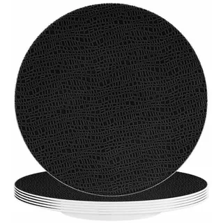 SELTMANN WEIDEN Frühstücksteller ø 22,5 cm schwarz 6er Set