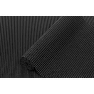 d-c-fix Weichschaummatte Uni black Triangles - Antirutschmatte rutschfest - auch für Außen geeignet - für Bad, Küche, Garten, Balkon - Badmatte waschbar Outdoor Matte Teppich 65 cm x 2 m