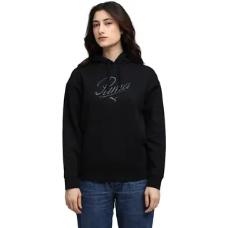 Puma Hoodie bedruckt Schwarz M