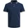JACK JONES Paulos Plus Size Kurzarm-poloshirt Blau 8XL