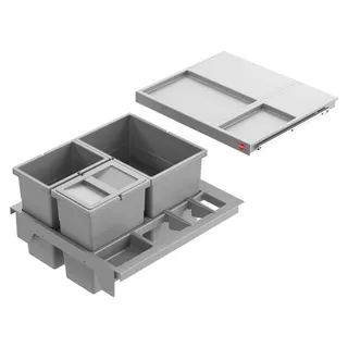HAILO Abfallsorter 18 l Hellgrau