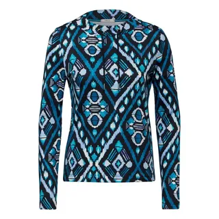 Cecil Langarmshirt mit Print - Grau