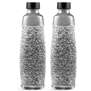 Sodastream Glaskaraffe Duo transparent + 2 Stück