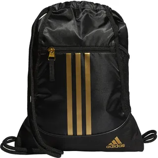 adidas Alliance 2 Sackpack, Schwarz/Gold Metallic, Einheitsgröße, Alliance 2 Sackpack