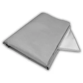 Zettl GmbH Bodenschutzdecke 550°C 1x1m: Feuerfeste Unterlage für Kamin & Grill, hitzebeständige Bodenschutzmatte, alternative für Glasbodenplatte, Funkenschutz