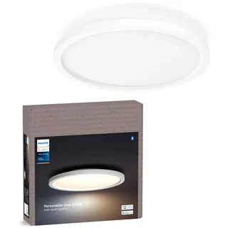 Philips Hue Aurelle White Ambiance Smart Lighting Round 24.5W Panel Light, white, with Bluetooth, Works with Alexa, Google Assistant and Apple Homekit, new generation