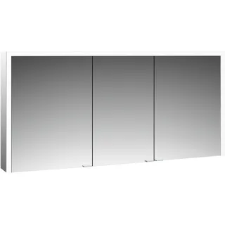 emco prime 3 Spiegelschrank, 1600mm, 3 Türen, Aufputzmodell, 949707208, Farbe: aluminium/spiegel