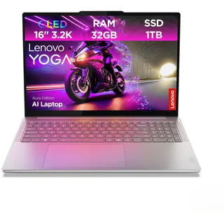 Yoga Pro 9 16" Intel Core Ultra 9 285H 32 GB RAM 1 TB SSD RTX 5060