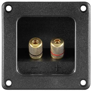 Lautsprecher Terminal 2 pol. 5.9x75.9mm Metall Kappen