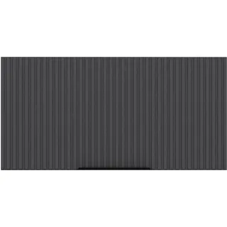 Hanah Home Stylish Wall Cabinet, Anthracite, 90 x 45 x 52 cm | 100% Melamine Coated Particle Board, 18 mm Thick | Ideal for Modern Storage Solutions
