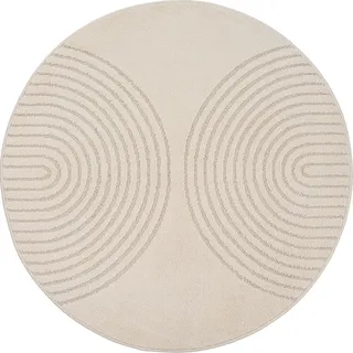 The CarPET Elisa Teppich Ø 120 cm Beige