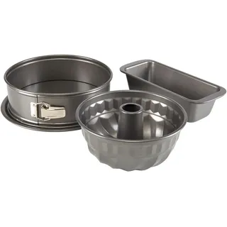 Birkmann Backformenset , Metall , hitzebeständig, beschichtet , Backen & Backzubehör, Backformen, Backformen-Sets