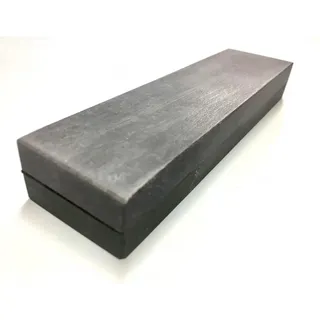 Schleifstein Deluxe I Belgischer Brocken und Pyrenäen Stein I 150x40 mm Messer-Schärfer I Natur Kombistein