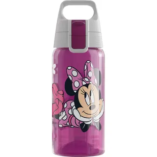 Sigg - Trinkflasche Kinder - Viva One Disney - Junior Minnie Mouse - Für Kohlensäurehaltige Getränke Geeignet - Auslaufsicher - Spülmaschinenfest - BPA-frei - Sport & Schule - Pink