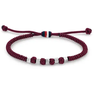 Tommy Hilfiger Jewelry Nylon-Armband für Herren Kollektion Farbe Rot - 2790678